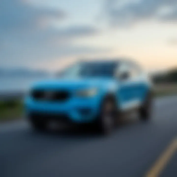 Magnificent Exploring the Volvo C40 in Fjord Blue: A Comprehensive Analysis