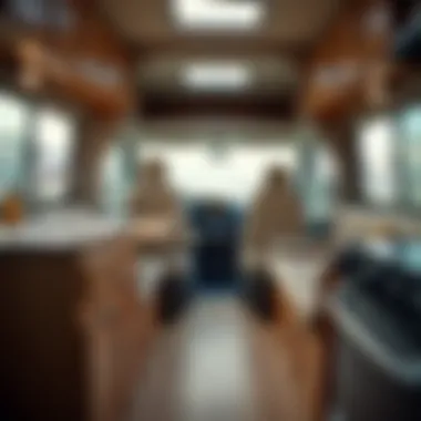 Close-up of a well-maintained camper interior showcasing quality materials.