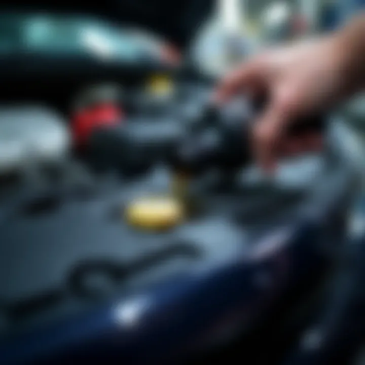 Engine oil change procedures for hybrids