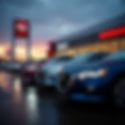 Nissan dealership showcasing extended warranty options