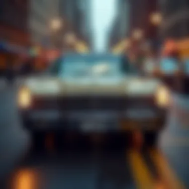 Classic Lincoln Continental Elegance Classic Lincoln Continental showcasing its vintage allure
