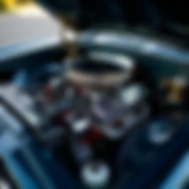 Advanced Engine Technology in Lincoln Continental Restomod Engine bay of a Lincoln Continental Restomod demonstrating advanced technology