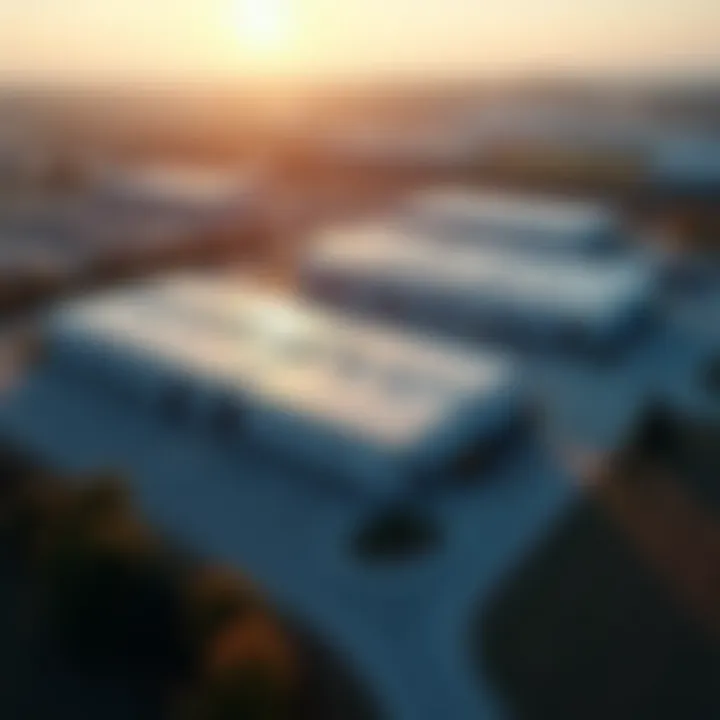 Aerial view of Interstate Batteries manufacturing facility showcasing its scale and efficiency