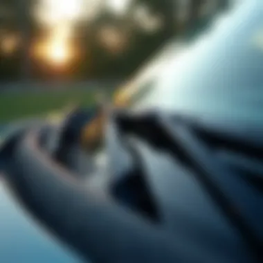 Different types of wiper blades on display